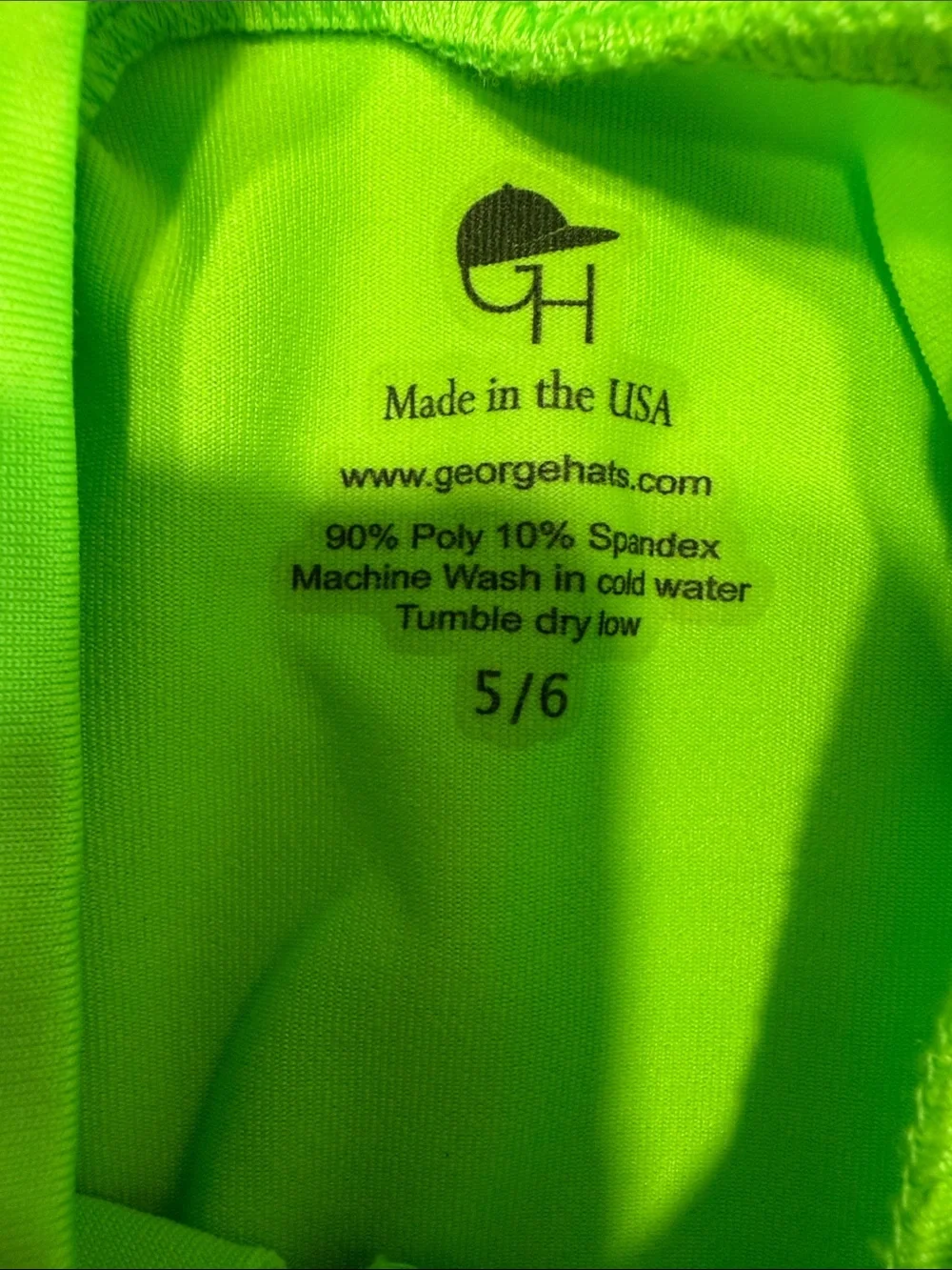 George bright lime